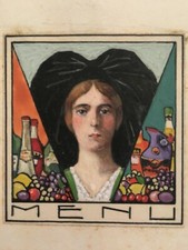 Ancienne gouache Projet de