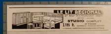 LE LIT REGIONAL MOBILIER FRANCAIS   publicité 1937