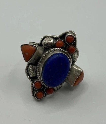 Bague ethnique argent - en,