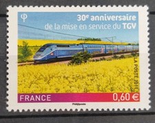TIMBRE FRANCE PREMIER TRAIN À GRANDE VITESSE TGV 2011 N° 4592 NEUF**