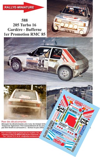 Decals ref 0588 - decals, peugeot