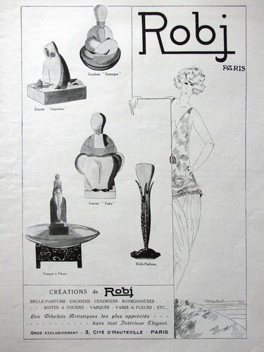 Publicité presse 1924 robj - publicitÉ,