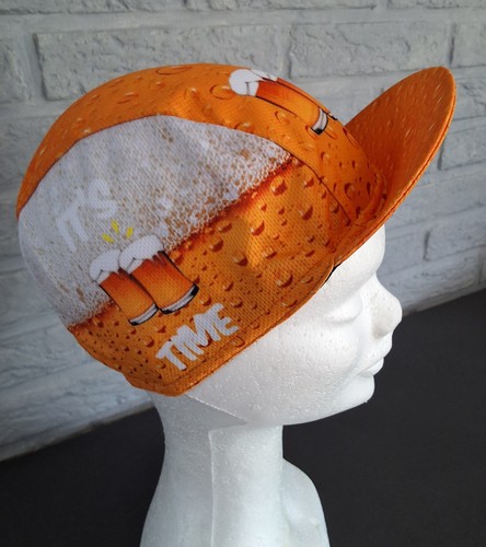 Casquette cycliste orange - casquette,