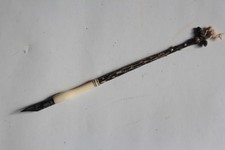 Porte-plume Chamois os sculpté Art Populaire (70366)