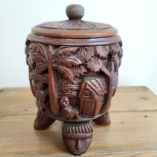 Pot à Tabac Bombonnière Bois