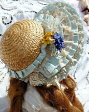 ANCIEN CHAPEAU POUR POUPÉE