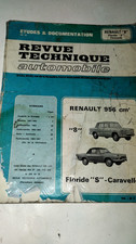 Revue technique  Auto RENAULT  R8 FLORIDE S CARAVELLE