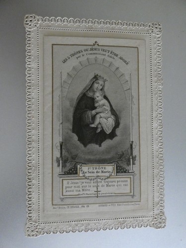 Image pieuse canivet dentelle
