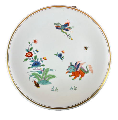 Porcelaine meissen xixe - porcelaine, plat