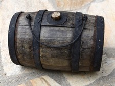 TONNELET / PETIT TONNEAU ANCIEN BOIS / POIGNEE FER