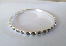 ANCIEN BRACELET JONC ARGENT MASSIF ARTHUS BERTRAND COLLECTION MUSÉE DU LOUVRE 