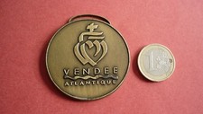 MEDAILLE MARATHON VENDEE / COTE DE LA LUMIERE * DIAMETRE = 4,8 CM * ANNEE 1985 ?