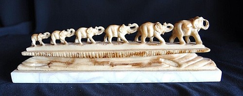 Vintage serie elephants en - vintage, d'elephants