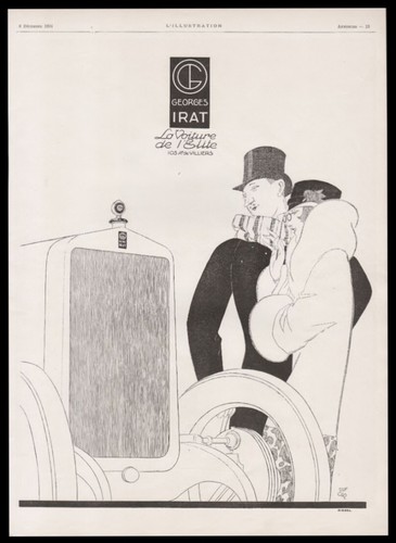 Publicité 1924 voiture - 1924,