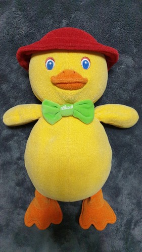 Peluche canard chicco jaune - canard,