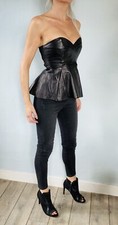 Bustier en cuir PAULE KA - Taille 34/36