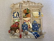 Porte - Clés Mural Décoratif En Résine Style Rétro  Vintage (1970/1980)