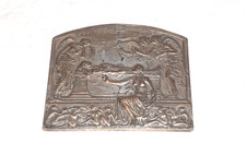 RARE GRANDE MEDAILLE MILITARIA 1916 DE PAUL DUBOIS EN BRONZE ARGENTE