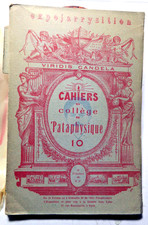 JARRY/PATAPHYSIQUE/CAHIERS DU COLLEGE/N°10/EXPOJARRYSITION/CATALOGUE/1953