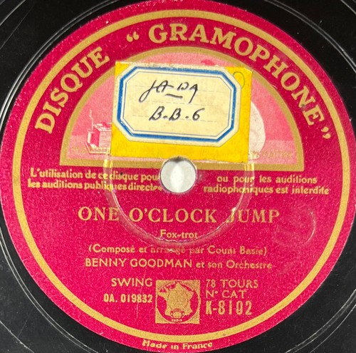 Benny goodman don be - don't, that