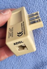 Filtre ADSL / VDSL / XDSL Box internet,  fiche gigogne mâle et femelle et RJ-11