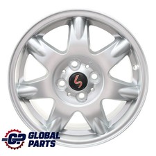 Mini R50 R55 R56 Argent Jante Alliage 15" ET:45 5,5J Delta Spoke 96 6768972