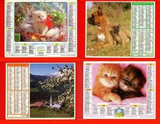 4 Calendriers Almanachs des