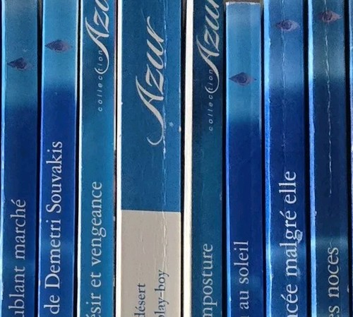 Lot livres harlequin azur - lot,