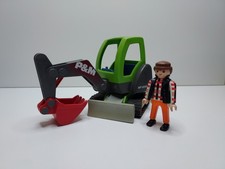 PLAYMOBIL 3279 Pelleteuse Btp Batiment construction Voirie Travaux Ville
