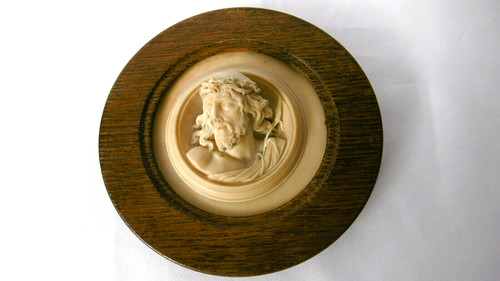 Visage jesus christ platre - christ,
