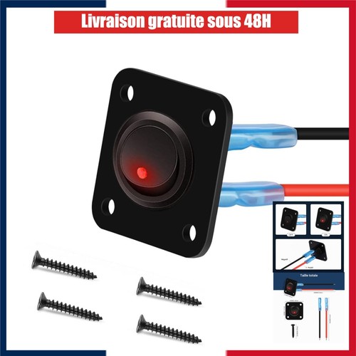 Interrupteur bascule led - à,