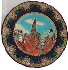 ancienne assiette Emaux de