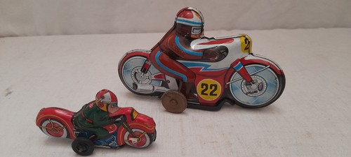 Lot moto jouet tôle - moto,