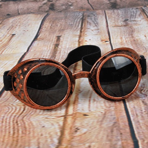 Vintage steampunk goggles - vintage,