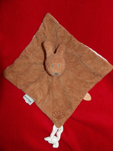 Doudou plat nattou lapin - nattou,