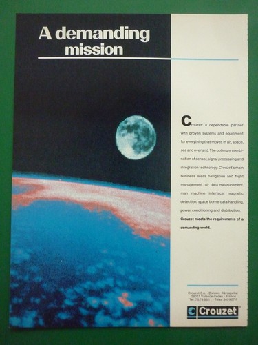 1988 pub crouzet aerospatial - crouzet,