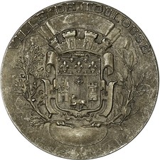 France, Médaille, Conservatoire de Musique, Solfège, Toulouse, 1904, TTB+