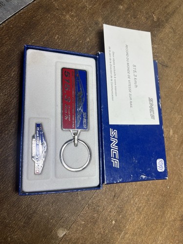 Coffret tgv porte clés pin - porte,