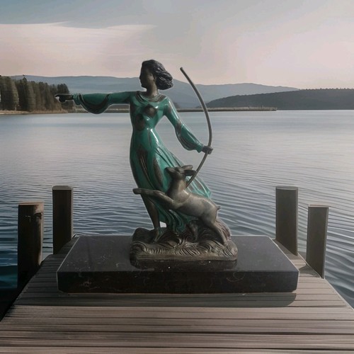 Statue régule scène - statue, de