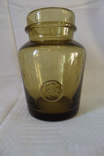 grand pot en verre bullé