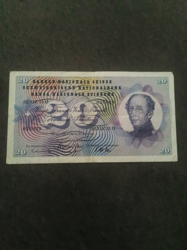 Billet circule francs - 20,