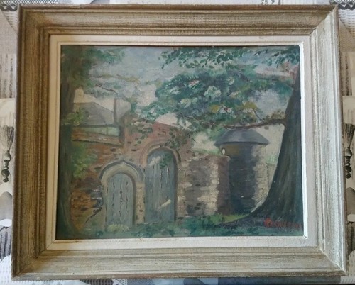 Tableau peinture sur bois - tableau,