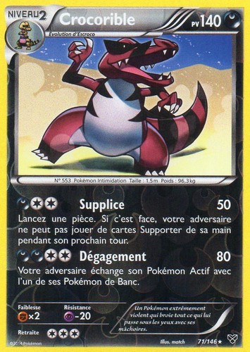 Crocorible holo reverse 140pv - crocorible,