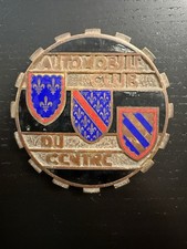 Badge Automobile Club Du Centre Emblème Macaron Plaque