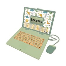 Lexibook - Ordinateur éducatif bilingue Dinosaure - 124 activités (EN/FR)