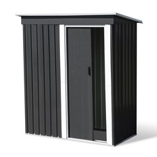 Abri de jardin 1,3 m² gris en