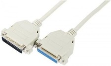 Rallonge assemblée DB25 mâle / femelle 3m pour imprimantes, matériel industriel