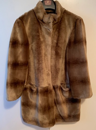 Manteau fausse fourrure - manteau, en