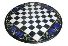 18 " Marbre Échecs Jeu Table