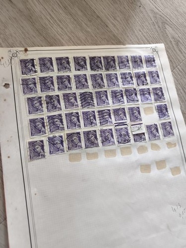 Gros lot timbres anciens